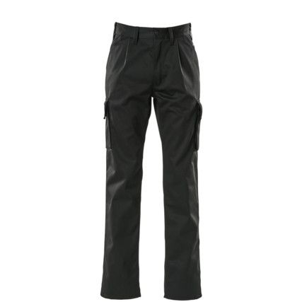 ORLANDO TROUSERS WITH THIGH POCKETS BLACK (L35W35.5)