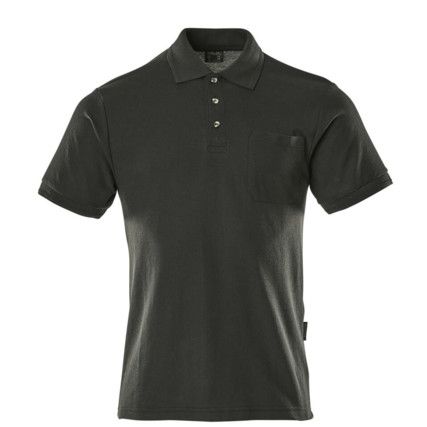 BORNEO POLO SHIRT WITH CHEST POCKET BLACK (XS)