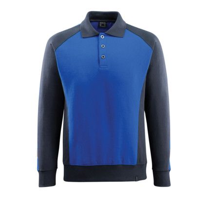 UNIQUE MAGDEBURG POLO SWEATSHIRTROYAL/DARK NAVY (S)