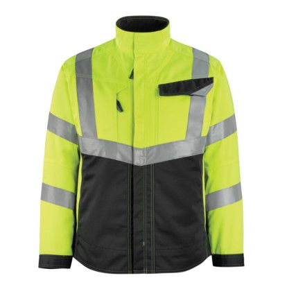 OXFORD JACKET HI-VIS YELLOW/BLACK(S)