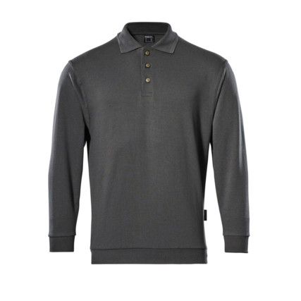 TRINIDAD POLO SWEATSHIRT DARK ANTHRACITE (S)