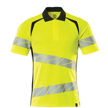 ACCELERATE SAFE POLO SHIRT HI-VIS YELLOW/BLACK(2XL(1 PCS.))