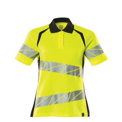 ACCELERATE SAFE POLO SHIRT HI-VIS YELLOW/BLACK(2XL(1 PCS.))