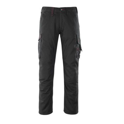 RHODOS TROUSERS WITH THIGH POCKETS BLACK (L32W28.5)