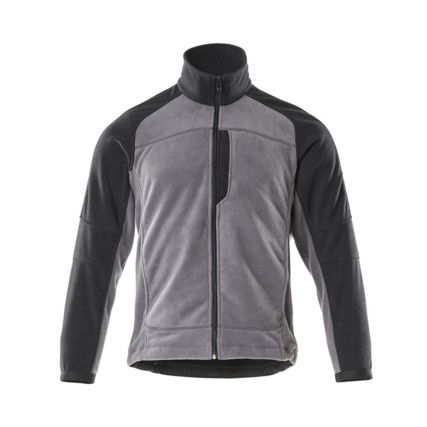 MESSINA FLEECE JACKET ANTHRACITE/BLACK (XS)