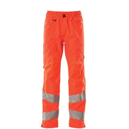 ACCELERATE SAFE OVER TROUSERS HI-VIS RED (S)