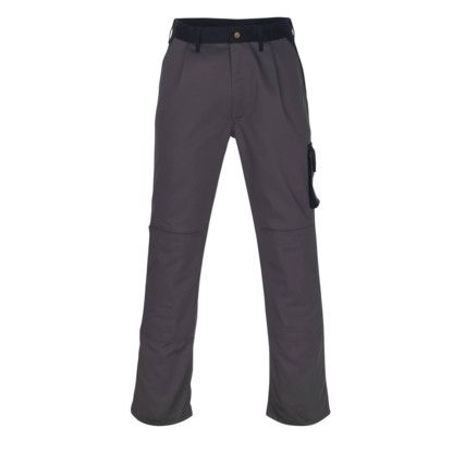 TORINO TROUSERS WITH KNEEPAD POCKETS ANTHRACITE/BLACK (L32W27)