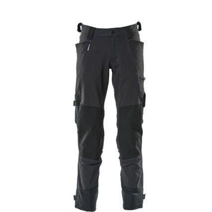 TROUSERS WITH KNEEPAD POCKETS DARK NAVY (L35W46.5)