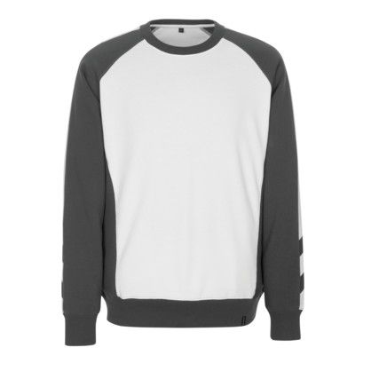 UNIQUE WITTEN SWEATSHIRT WHITE/DARKANTHRACITE (XS)