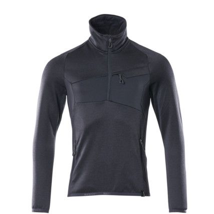 ACCELERATE FLEECE JUMPER WITH HALF ZIP DARKNAVY (S)