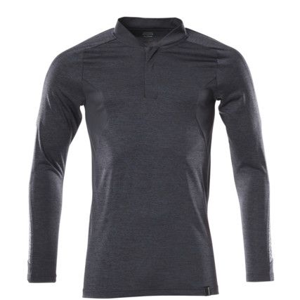 ACCELERATE POLO SHIRT, LONG-SLEEVED DARKNAVY-FLECKED (2XL(1 PCS.))