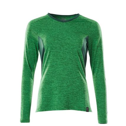 ACCELERATE T-SHIRT, LONG-SLEEVED GRASS GREEN-FLECKED/GREEN (2XL(1 PCS.))