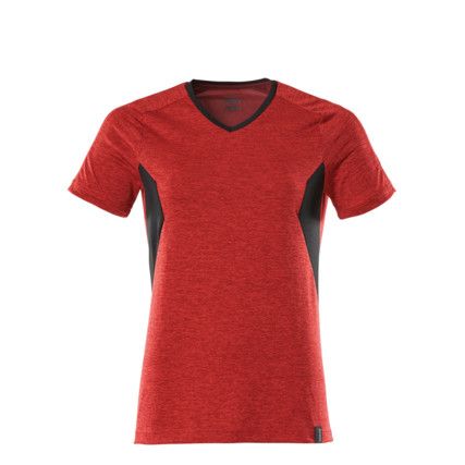 ACCELERATE T-SHIRT TRAFFIC RED-FLECKED/BLACK(2XL(1 PCS.))