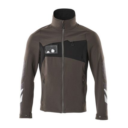 ACCELERATE JACKET DARK ANTHRACITE/BLACK (XS)