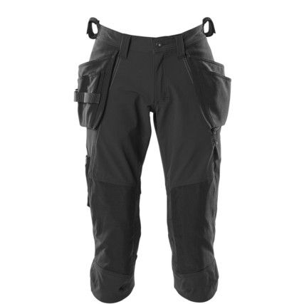 ACCELERATE 3/4 LENGTH TROUSERS WITH HOLSTERPOCKETS BLACK (W28.5)