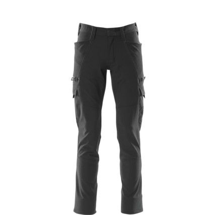 ACCELERATE TROUSERS WITH THIGH POCKETS BLACK(L30W30.5)