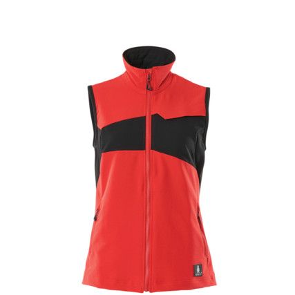 ACCELERATE GILET TRAFFIC RED/BLACK (2XL)