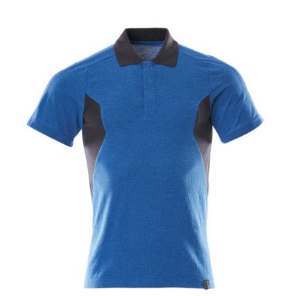 ACCELERATE POLO SHIRT AZURE BLUE/DARK NAVY(2XL(1 PCS.))