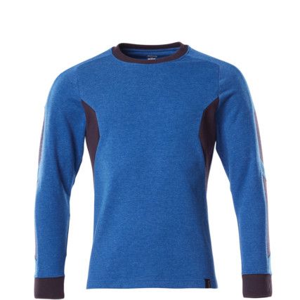 ACCELERATE SWEATSHIRT AZURE BLUE/DARK NAVY(2XL(1 PCS.))