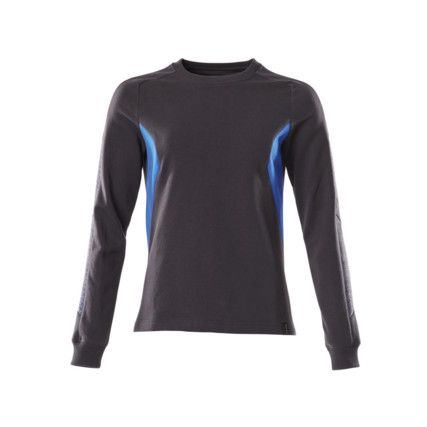 ACCELERATE SWEATSHIRT DARK NAVY/AZURE BLUE(2XL(1 PCS.))