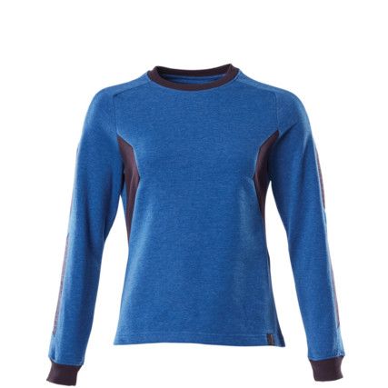 ACCELERATE SWEATSHIRT AZURE BLUE/DARK NAVY(XS(1 PCS.))