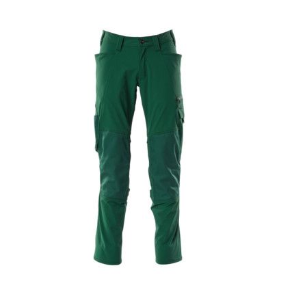 ACCELERATE TROUSERS WITH KNEEPAD POCKETSGREEN (L30W30.5)