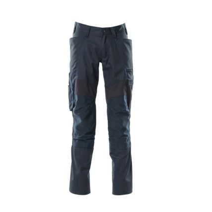 ACCELERATE TROUSERS WITH KNEEPAD POCKETSDARK NAVY (L30W30.5)