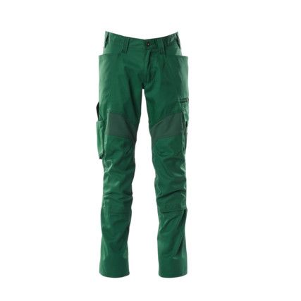 ACCELERATE TROUSERS WITH KNEEPAD POCKETSGREEN (L30W30.5)