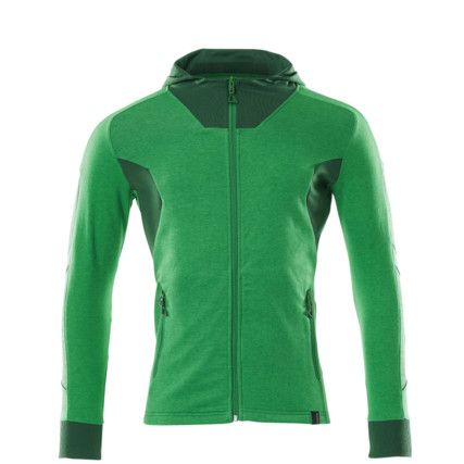 ACCELERATE HOODIE WITH ZIPPER GRASSGREEN/GREEN (2XL(1 PCS.))