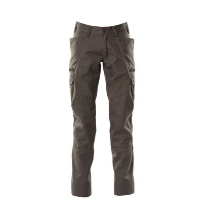 ACCELERATE TROUSERS WITH THIGH POCKETS DARKANTHRACITE (L30W30.5)