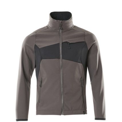 ACCELERATE SOFTSHELL JACKET DARKANTHRACITE/BLACK (XS)