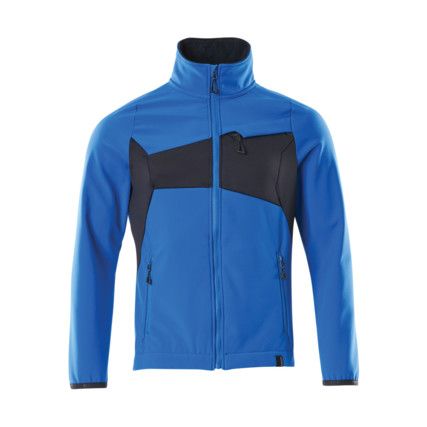 ACCELERATE SOFTSHELL JACKET AZURE BLUE/DARKNAVY (XS)