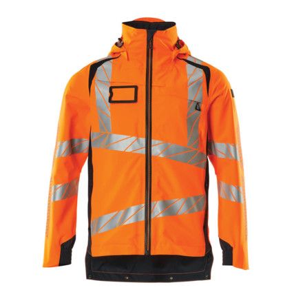 ACCELERATE SAFE OUTER SHELL JACKET HI-VISORANGE/DARK NAVY (S)