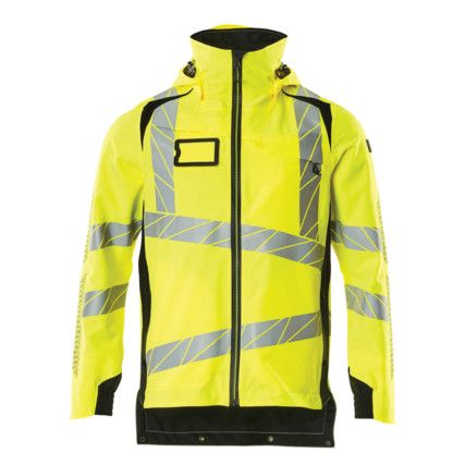 ACCELERATE SAFE OUTER SHELL JACKET HI-VISYELLOW/BLACK (S)