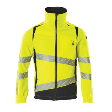 ACCELERATE SAFE JACKET HI-VIS YELLOW/DARK NAVY(S)