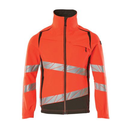 ACCELERATE SAFE JACKET HI-VIS RED/DARK ANTHRACITE(S)