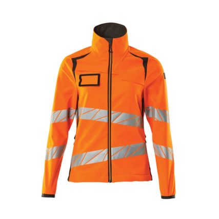 ACCELERATE SAFE SOFTSHELL JACKET HI-VISORANGE/DARK ANTHRACITE (XS)