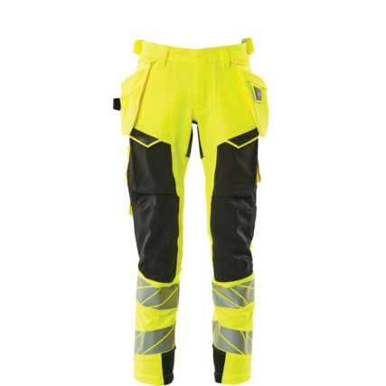 ACCELERATE SAFE TROUSERS WITH HOLSTER POCKETSHI-VIS YELLOW/BLACK (L30W30.5)