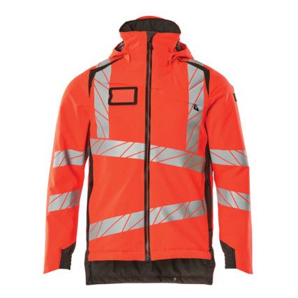 ACCELERATE SAFE WINTER JACKET HI-VIS RED/DARKANTHRACITE (S)