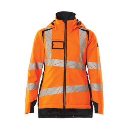 ACCELERATE SAFE WINTER JACKET HI-VIS ORANGE/DARKNAVY (XS)