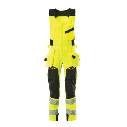 ACCELERATE SAFE COMBI SUIT HI-VIS YELLOW/BLACK(L30W30.5)