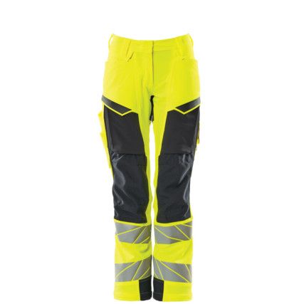 ACCELERATE SAFE TROUSERS WITH KNEEPAD POCKETSHI-VIS YELLOW/DARK NAVY (L30W29)