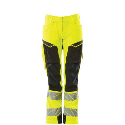 ACCELERATE SAFE TROUSERS WITH KNEEPAD POCKETSHI-VIS YELLOW/BLACK (L30W29)