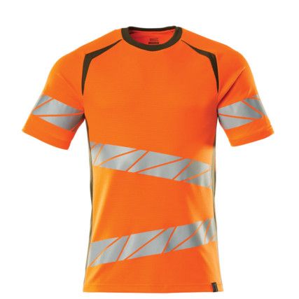 ACCELERATE SAFE T-SHIRT HI-VIS ORANGE/MOSS GREEN(2XL(1 PCS.))