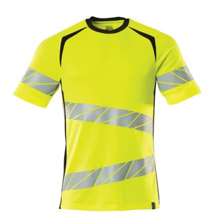 ACCELERATE SAFE T-SHIRT HI-VIS YELLOW/BLACK(2XL(1 PCS.))