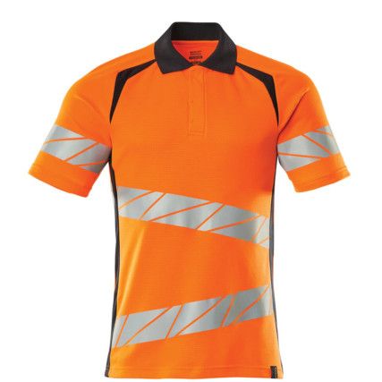 ACCELERATE SAFE POLO SHIRT HI-VIS ORANGE/DARKNAVY (2XL(1 PCS.))