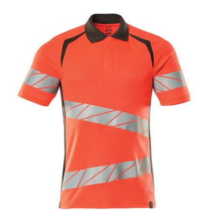 ACCELERATE SAFE POLO SHIRT HI-VIS RED/DARKANTHRACITE (2XL(1 PCS.))