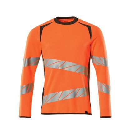 ACCELERATE SAFE SWEATSHIRT HI-VIS ORANGE/DARKANTHRACITE (2XL(1 PCS.))