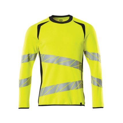 ACCELERATE SAFE SWEATSHIRT HI-VIS YELLOW/DARKNAVY (2XL(1 PCS.))