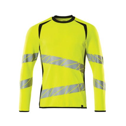 ACCELERATE SAFE SWEATSHIRT HI-VIS YELLOW/BLACK(2XL(1 PCS.))